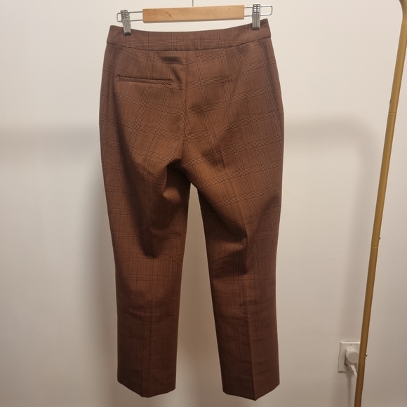 Camilla and Marc pleated plaid mid rise wool pants US4 - Picture 5 of 7